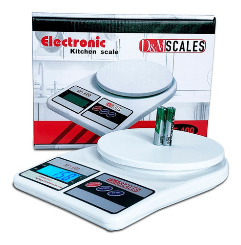 Imagen 1 de 4 de Balanza Gramera Báscula Pesa Digital Capacidad 7000g + Pilas