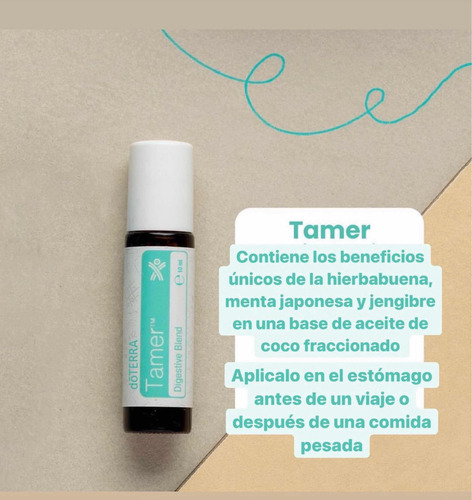 Aceite Esencial Doterra Tamer Touch En Roll On De 10ml