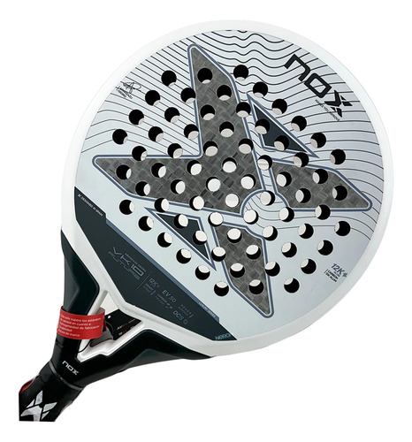 Paleta De Padel Vk10 Future Aranzazu Osoro 12k Importada Blanco Gris