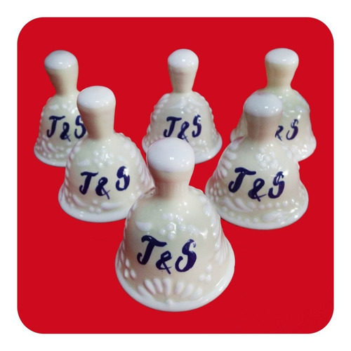 Imagen 2 de 9 de 50 Campanas Talavera Poblana Envío Gratis! C/ Iniciales Cmp