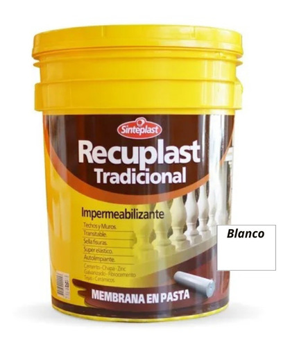 Recuplast Tradicional Membrana Pasta Impermeabilizante 20kg