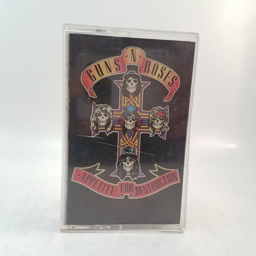 Guns N Roses - Appetite For Destruction - Cassette - Usa