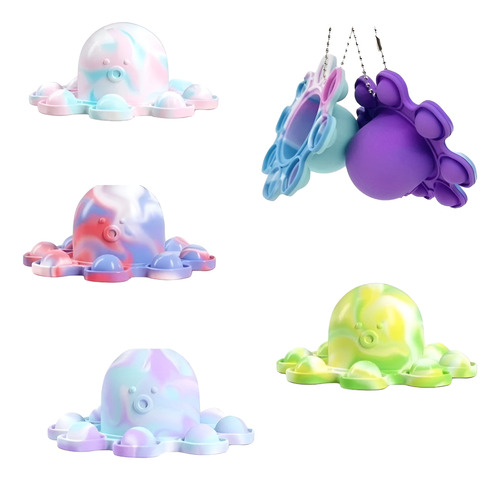 Pop It Fidget Toy Pulpo Reversible Antiestrés