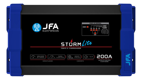 Fonte Carregador Automotivo Jfa Storm Lite 200 Amperes Slim