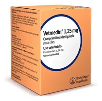Comprar Vetmedin 1,25 Mg 50 Comp. 1,25mg Pimobendan Cães Cardiacos