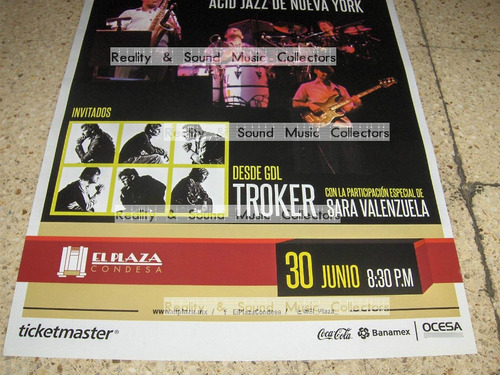 Groove Collective Poster Plaza Condesa De Coleccion Jazz (Usado)