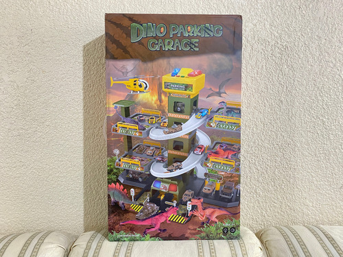 Dino Parking Garage Con Luz Y Sonido
