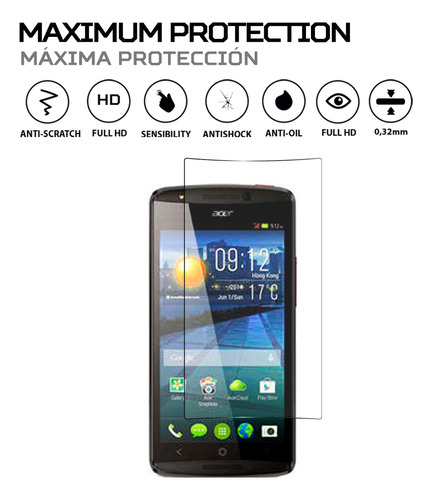 Protector Mica Pantalla Para Acer Liquid E700
