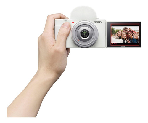 Cámara De Vlogs Sony Zv-1f (blanca) | Conexión Sencilla Con