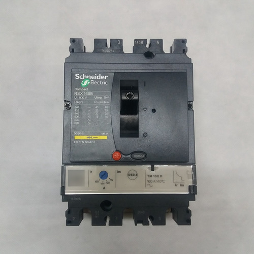 Disjuntor 3 X 160a 380v 25ka Lv430310 -nsx 160b Tm 160 D