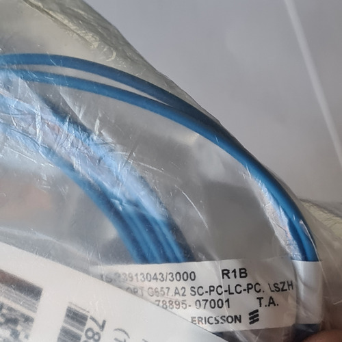 Cordão Óptico Duplex - Sm - Lc-pc / Sc-pc 3m Novo