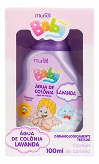 Água Colônia Bebê Infantil Muriel Baby 100ml Perfume Lavanda
