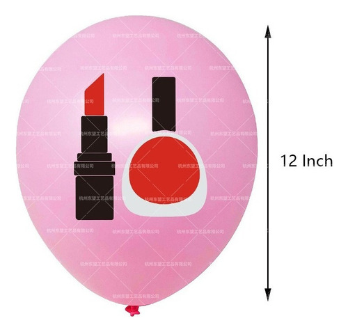 Juego De Globos De 46 Globos De Maquillaje Para Fiestas