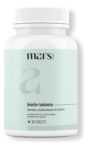 Mars By Ghc Biotina Para Cabello Sano Y Fuerte 60 Cápsulas