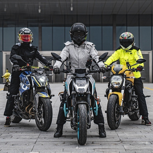 . Conjunto De Chubasquero Impermeable Para Moto. Grey