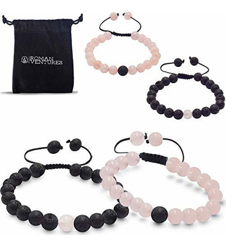 Romano Ventures Medida Adaptable Parejas Pulseras / Pulsera