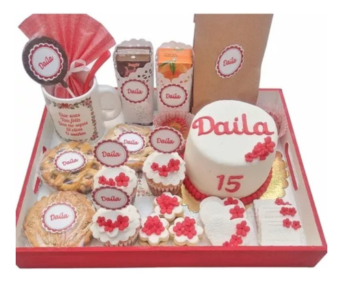 Desayunos 15 Años A Domicilio Sorpresa Regalo Personalizado