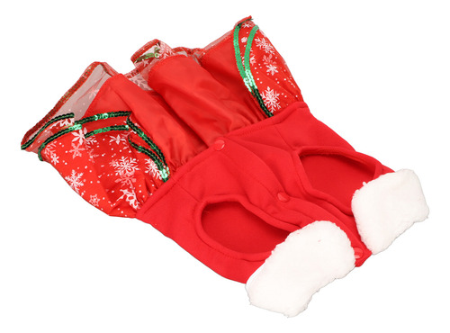 Vestido Navideño Innovador De Alce, Lazo, Lentejuelas, Cálid