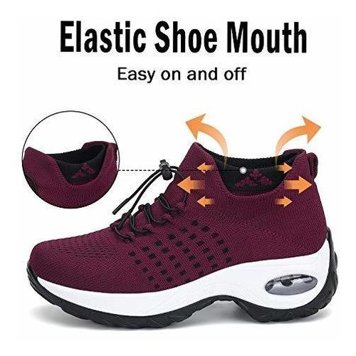 Zapatos Para Caminar Para Mujer Zapatillas De Deporte Con Ca