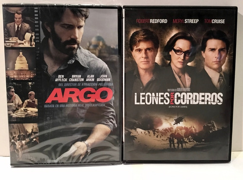 Leones Por Corderos  Argo 2  Dvd Originales 