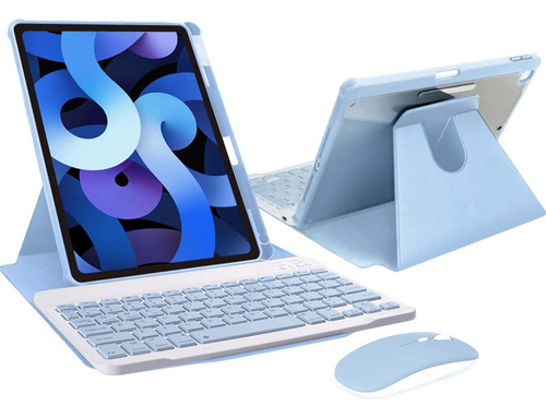 Y Compatible Con Funda De Teclado Para iPad iPad De 10,2 A