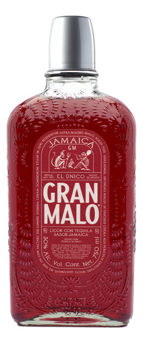 Licor De Tequila Gran Malo Jamaica 750 Ml
