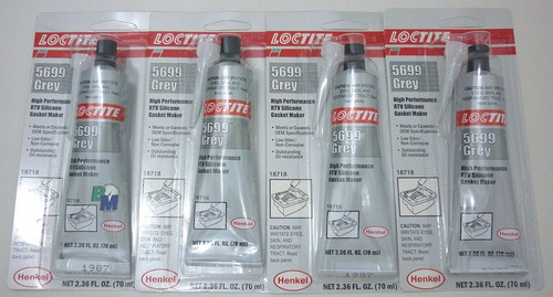 Silicon Loctite Gris Alta Temperatura Americano 5699 2701