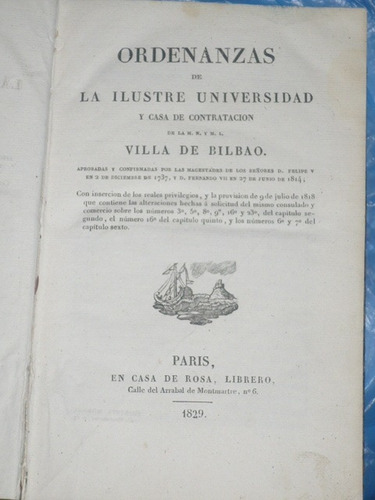 ordenanzas De La Ilustre Universidad Y Casa De Contratacion
