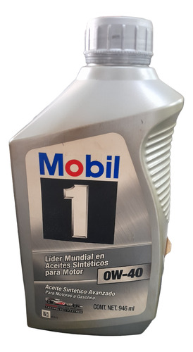 Aceite Mobil 1 Sintetico 0w40 1l