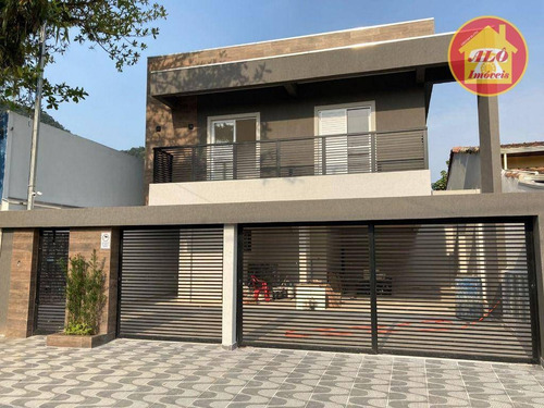 Imagem 11 de 30 de Casa Com 2 Dormitórios À Venda, 56 M² Por R$ 250.000,00 - Canto Do Forte - Praia Grande/sp - Ca1416