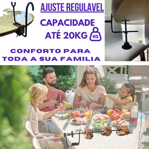 Frango Assado, Suporte Para Espetar Costelas E Cupim