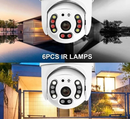 Imagen 9 de 9 de Camara Ip Wifi Domo Giratoria Full Hd Exterior Vision Noctur