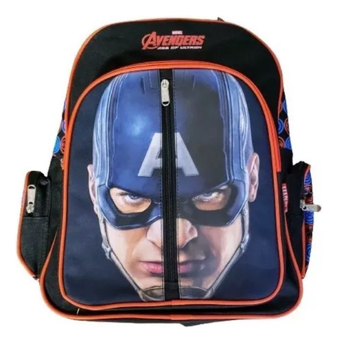 Ruz Mochila Capitan America Escolar Primaria