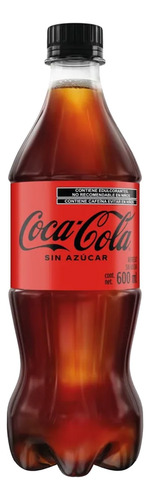 Coca-cola® Sin Azucar Botella Pet De 600 Ml No Retornable