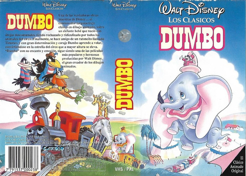 Dumbo Vhs Walt Disney Vhs Original Español Latino | MercadoLibre Dumbo Vhs Walt Disney Vhs Original Español Latino | MercadoLibre
