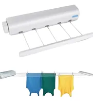 Comprar Tender Extensible 5 Sogas Retractil Tendedero Ropas 3.75m