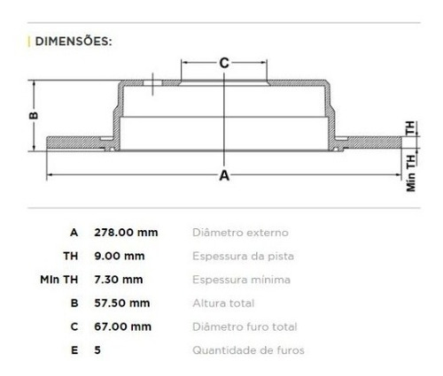 Imagem 6 de 9 de Kit Disco Pastilha Dianteiro Traseir Mercedes C180 2013/2014