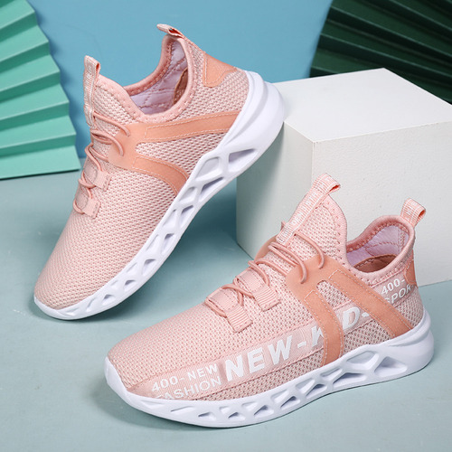 Zapatillas De Correr Para Niños Transpirables De Malla