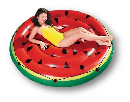 Colchoneta Inflable Gigante Sandia Bestway Pileta Playa Isla