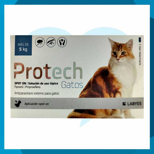 Pipeta Protech Para Gatos Más De 5 Kg