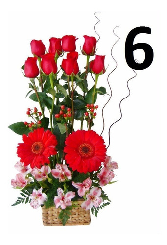 Imagen 6 de 9 de Arreglos Florales, Cumpleaños Aniversarios , Rosas Tulipanes