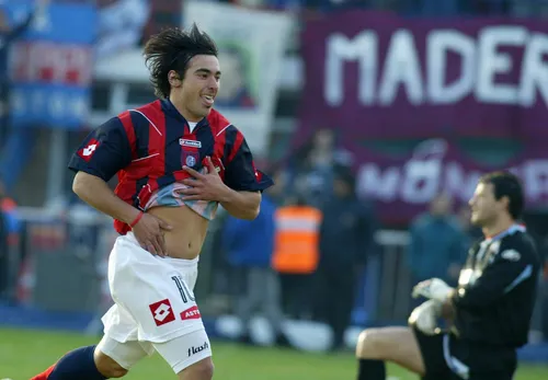 Camiseta San Lorenzo 2007 2008 Lavezzi #10 Argentina M - L (Usado)