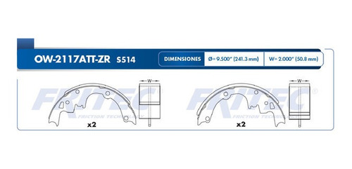 Balatas Traseras Dodge Ram 1500 Van 2000