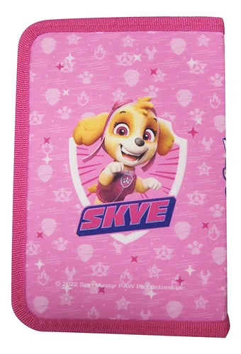 Cartuchera Infantil Paw Patrol 1 Piso Con Cierre 13 X 20 Cm Color Rosa Estampado
