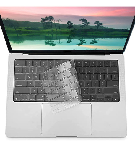 Protector Teclado Para Macbook Pro 14/16 M1 A2442 A2485 Tran