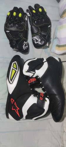 Zapatos Racing Alpine Star Y Guantes