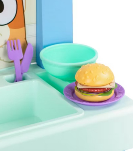 Mini Cocina Bluey Con Accesorios Original Set Cocinita