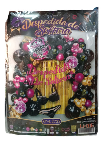 Set D Arco De Globos Despedida De Soltera Decoración Fucsia