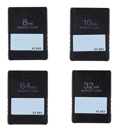 Memory Card Choki Para PS2 16 MB Memória Real - Cartão de Memória