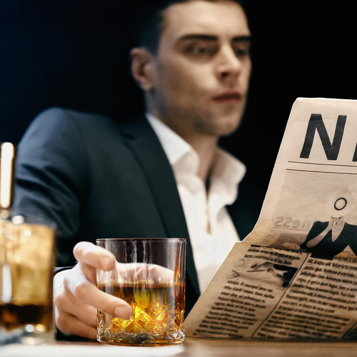 Paquete De 18 Vasos De Whisky Old Fashioned, 10 Onzas De Bou